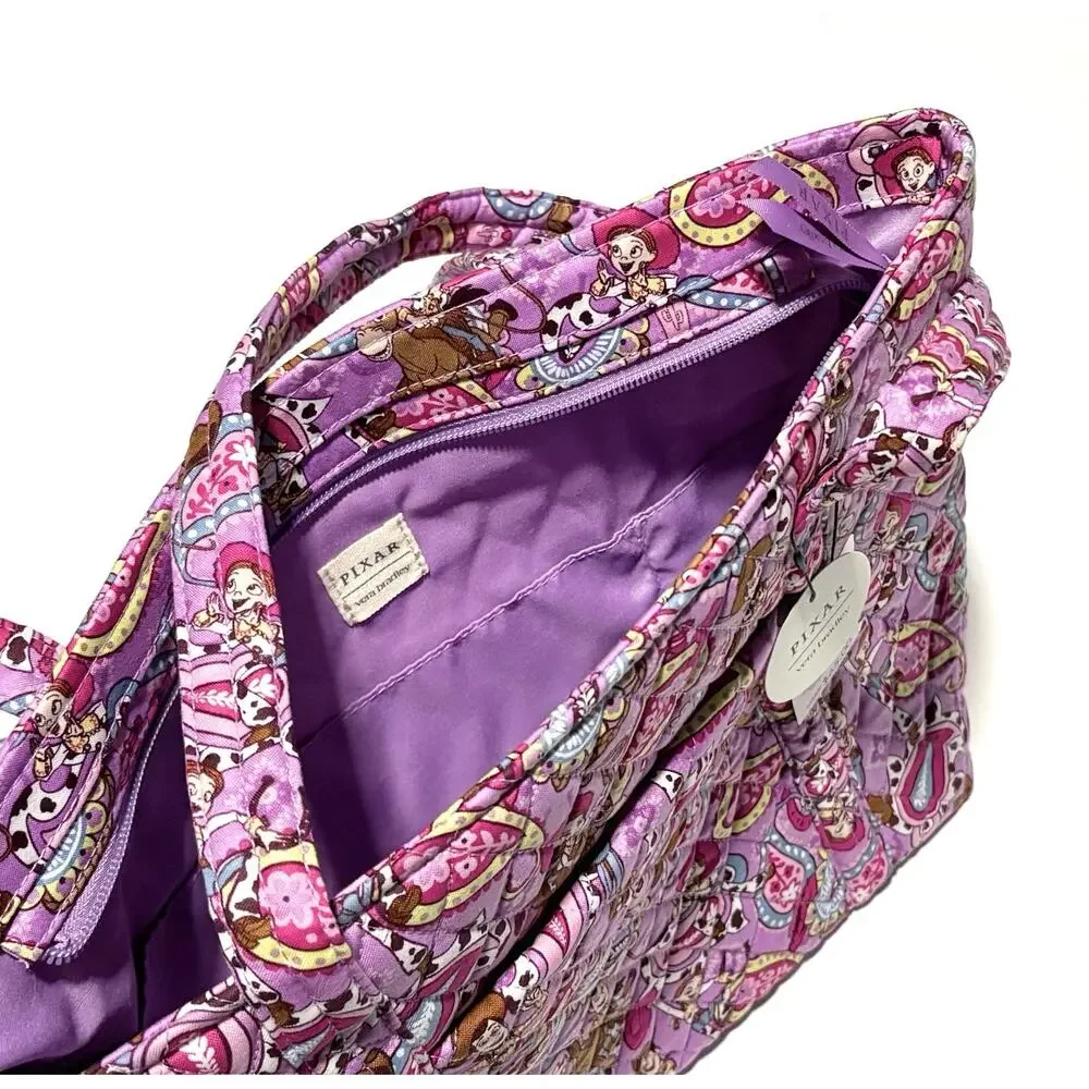 Vera Bradley Disney Pixar Toy Story Rodeo Paisley Small Vera Tote Bag Charm Set